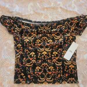Urban Outfitters multi colored crop top